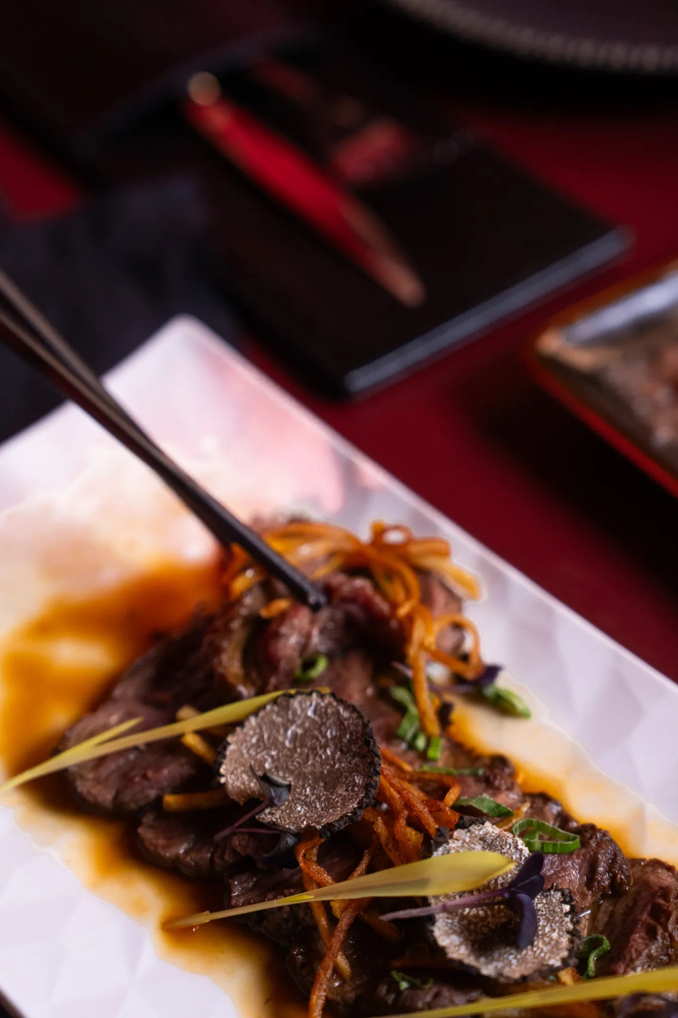 Beef and noodles