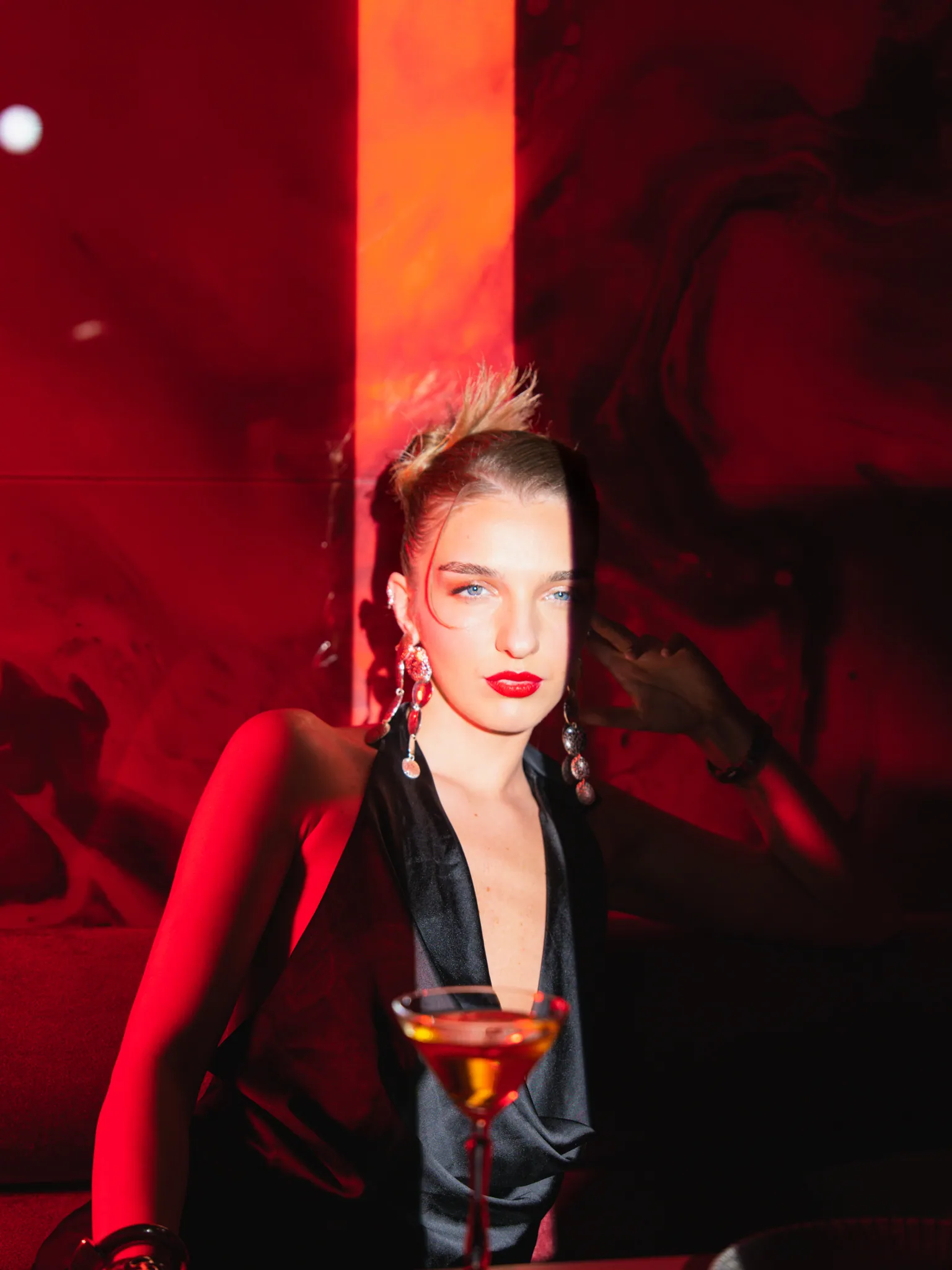 A cocktail in the NOYA lounge